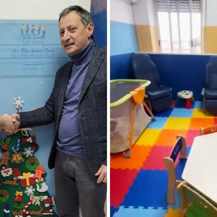 Taglio del nastro all'ospedale di Vibo, inaugurata la nuova sala giochi dedicata ai piccoli pazienti