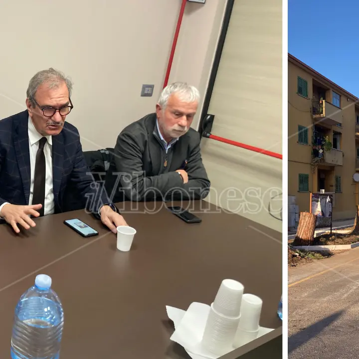 Vibo, Romeo incontra i commercianti di viale Affaccio: «Rotatoria inutile, ma ormai andava fatta. Entro giovedì riapriremo la strada»