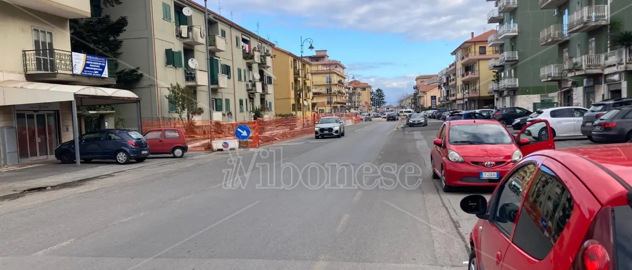 Vibo, riaperto viale Affaccio: ripristinato il doppio senso di marcia dopo il lungo stop a causa della caduta di un albero