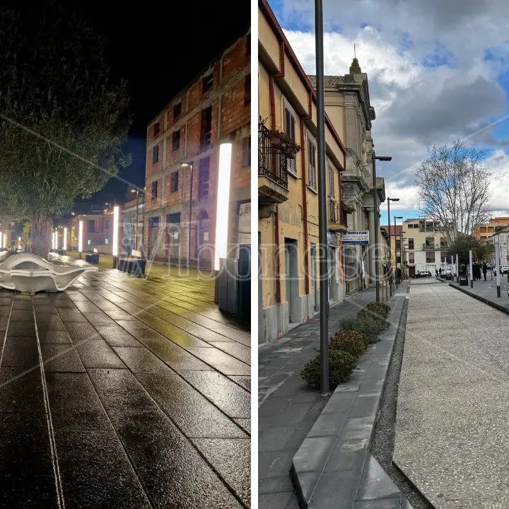 Dopo mesi di lavori la città di Vibo si riprende piazza Santa Maria ma restano le critiche, Romeo: «Non è il nostro progetto»