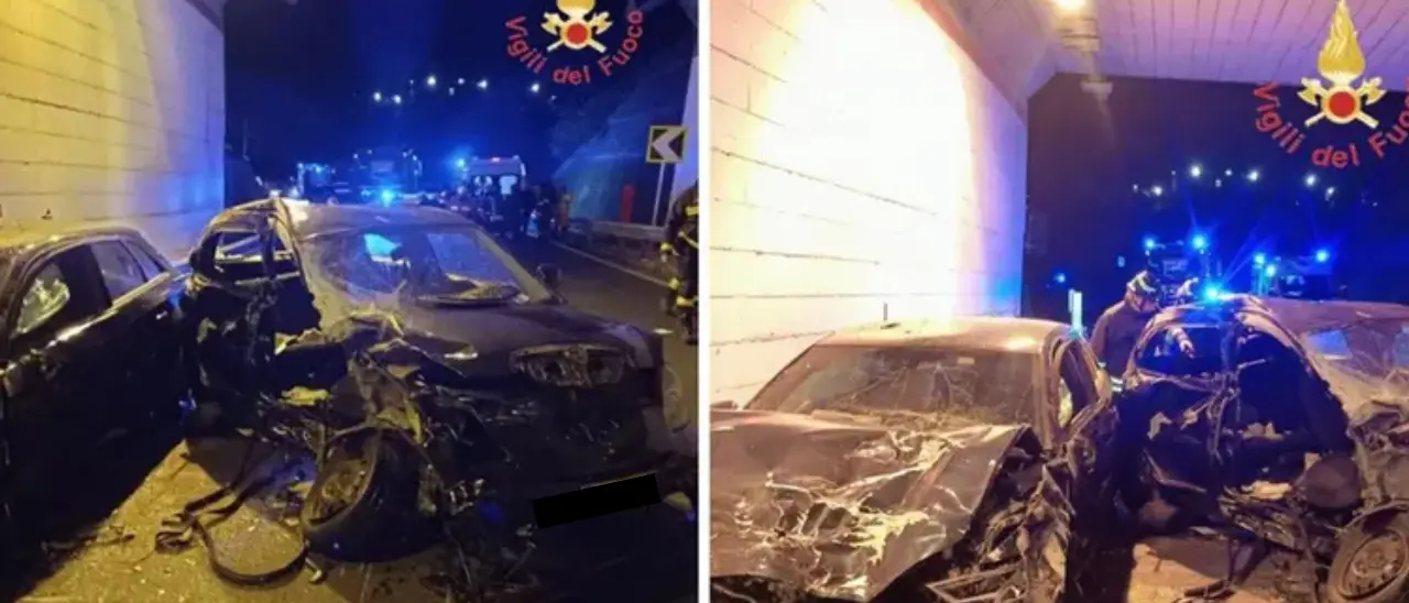 Incidente sulla statale 109 a Catanzaro, scontro frontale tra 2 auto: morto un 15enne, feriti altri 6 giovani