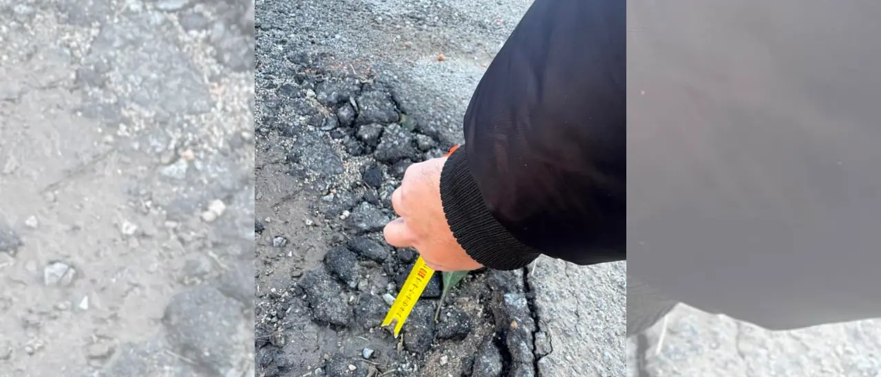 Dieci o 15 centimetri, nel Vibonese non è questione di tacco alto ma di buche: impazza sui nostri social la \"gara\" alla più profonda che c'è