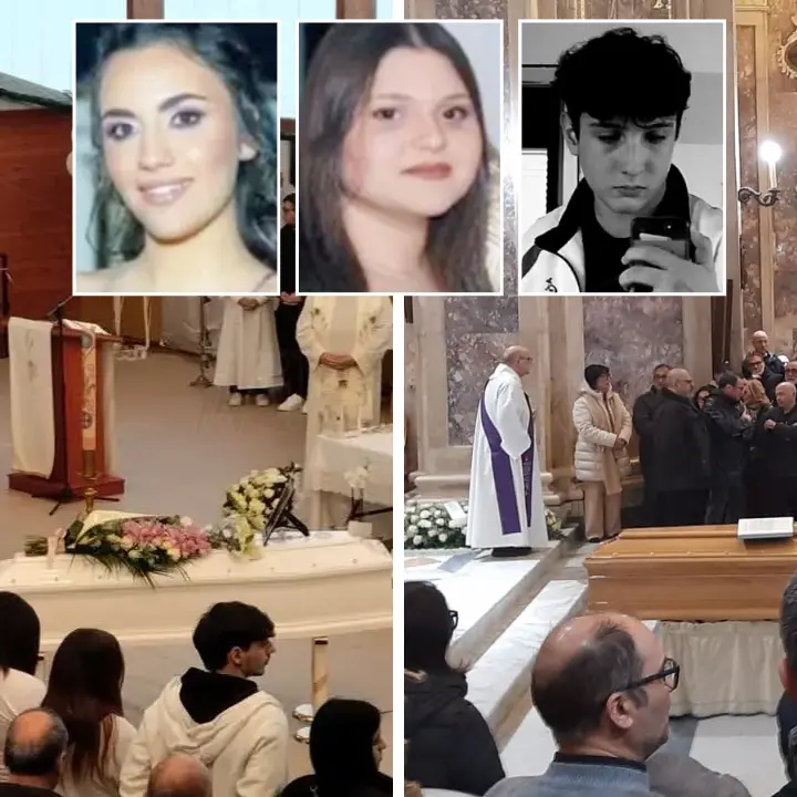 La Calabria piange i tre giovanissimi morti in due incidenti stradali: oggi i funerali di Anna, Maria e Riccardo