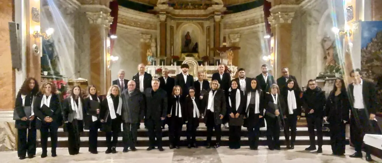 Il coro polifonico Exultamus incanta San Calogero con l'annuale concerto natalizio