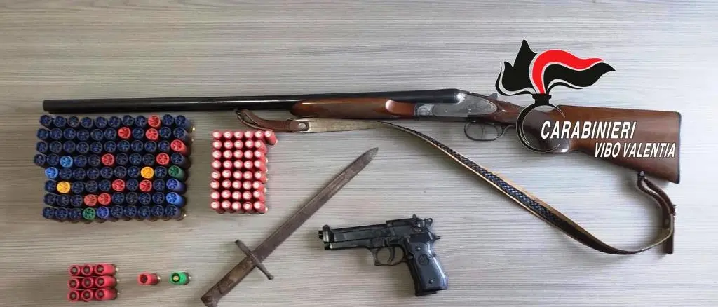 Armi e munizioni, un arresto e una denuncia a Maierato