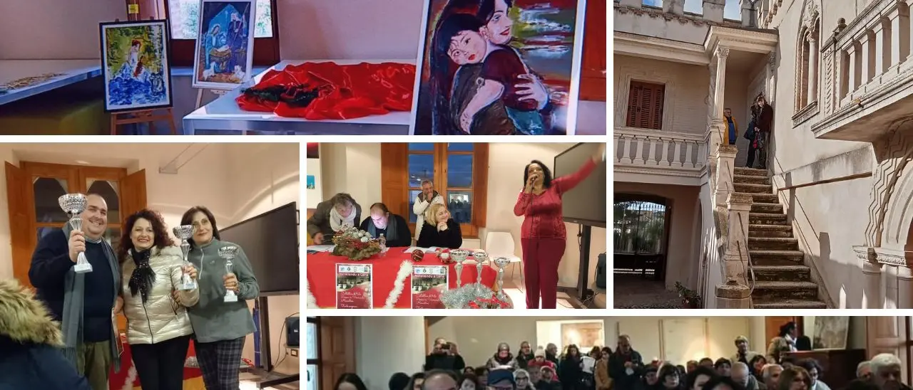 Poesia in vernacolo, arte e tradizioni: successo per l’evento Nataliandu al castello Galuppi di Caria
