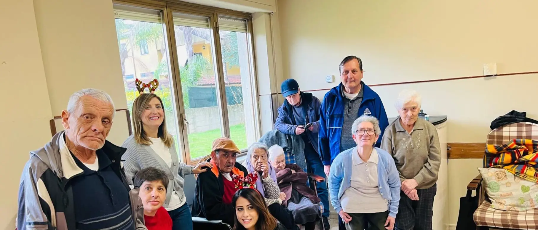 Non solo calcio, l'Ags Soriano rinnova l'impegno sociale e abbraccia gli ospiti della casa di cura. La vice presidente Primerano: «Lo sport è coesione»