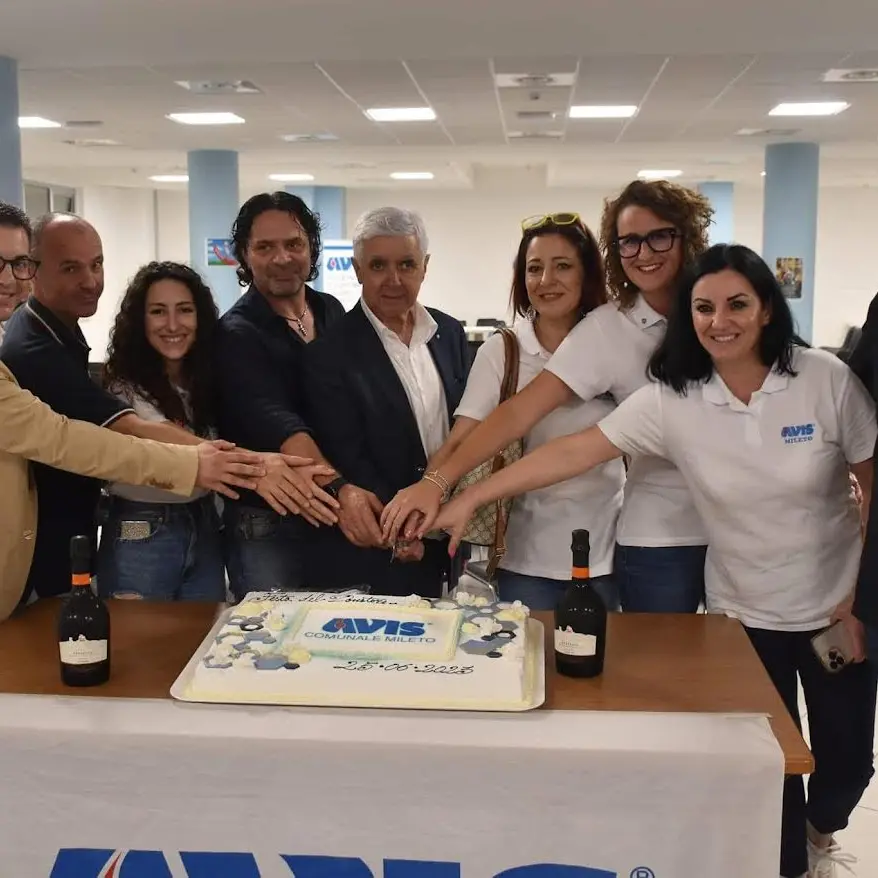 Mileto, bilancio 2024 positivo per la sezione territoriale dell’Avis: in un anno raccolte 604 sacche di sangue