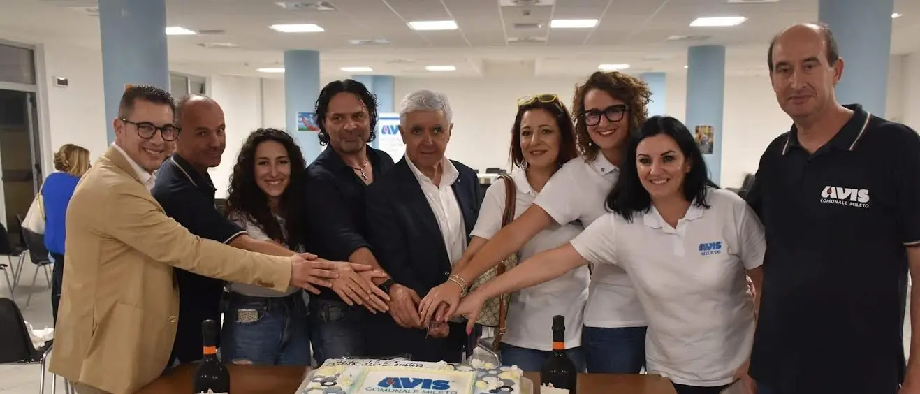 Mileto, bilancio 2024 positivo per la sezione territoriale dell’Avis: in un anno raccolte 604 sacche di sangue
