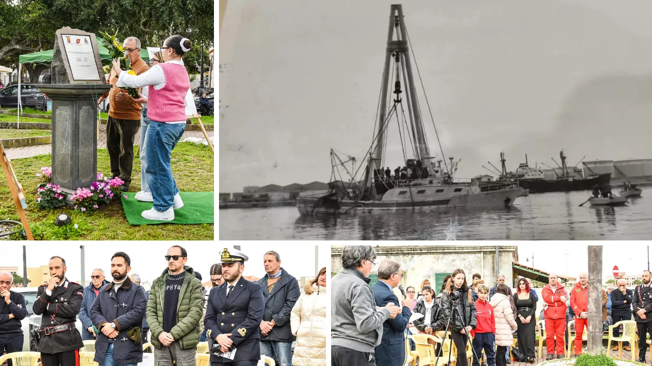 Vibo Marina si ferma per ricordare il naufragio del \"Papà Rocco\" avvenuto 50 anni fa: «Fa parte della nostra storia»