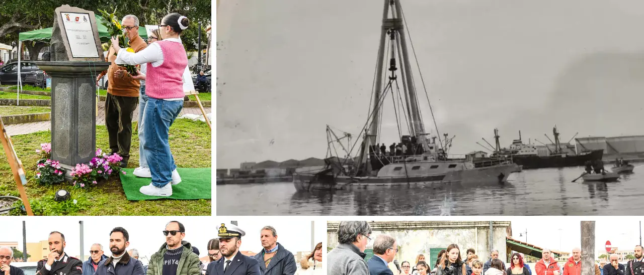 Vibo Marina si ferma per ricordare il naufragio del \"Papà Rocco\" avvenuto 50 anni fa: «Fa parte della nostra storia»