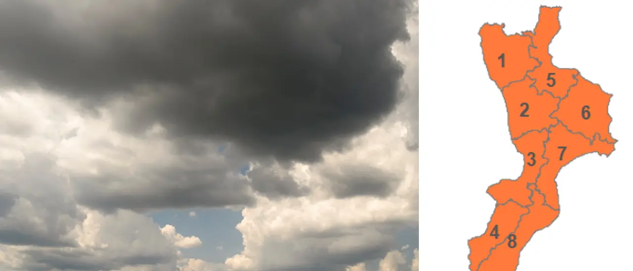 Meteo, sabato la tempesta Gabri se ne va ma resta l’allerta arancione su tutta la Calabria