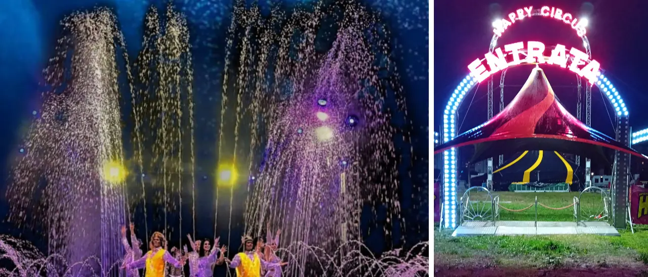 Il Circo d’Acqua fermato a Vibo dal maltempo, impossibile montare le attrezzature: «Andremo in scena domenica, biglietti validi»