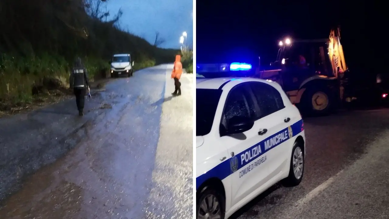 Parghelia, smottamenti sulla Sp 19 hanno impedito a Fitili il deflusso delle acque piovane: l'intervento della Provincia ha evitato l'allagamento del centro abitato