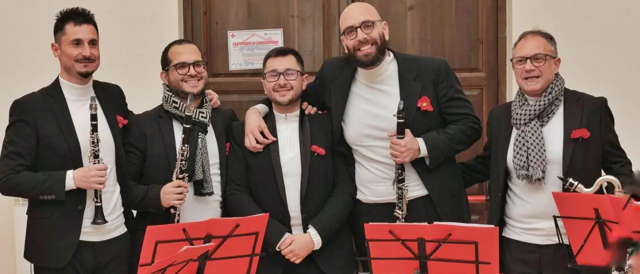 Spilinga, grande successo per la chiusura del tour invernale del Vipàvero Clarinet Quartet & Percussion