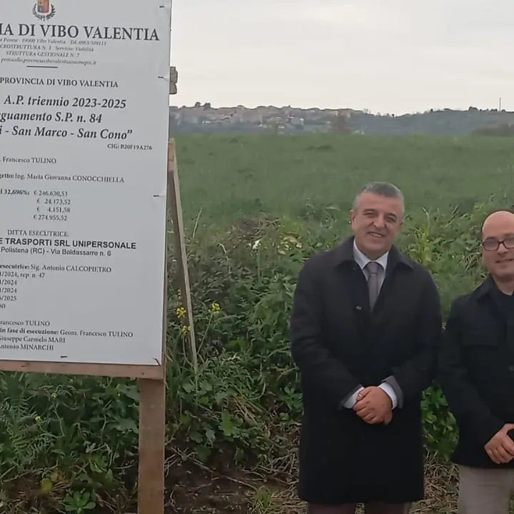 Strade provinciali, continua il tour del presidente L'Andolina: a Cessaniti focus sui collegamenti con le frazioni