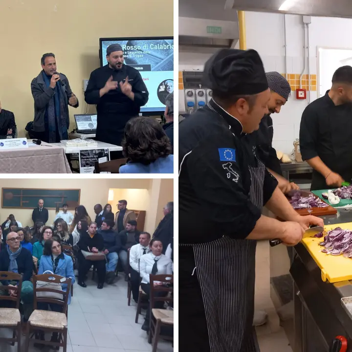 La cipolla rossa tra duro lavoro e tradizioni secolari protagonista all'Alberghiero di Tropea