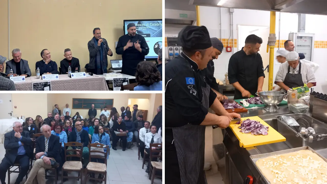 La cipolla rossa tra duro lavoro e tradizioni secolari protagonista all'Alberghiero di Tropea