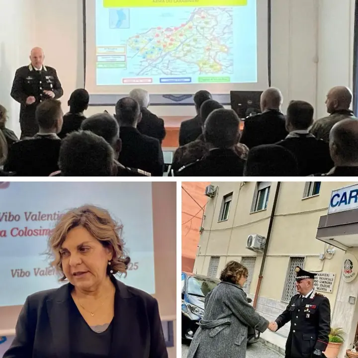Il prefetto Colosimo in visita istituzionale al Comando provinciale dei carabinieri di Vibo Valentia