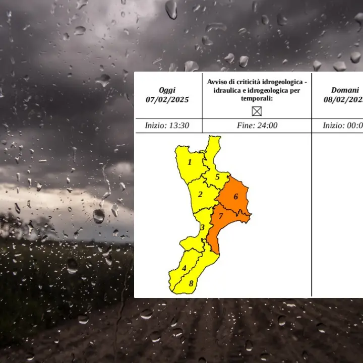 Meteo, nel Vibonese allerta arancione nei comuni montani e gialla nel resto della provincia: in arrivo piogge e temporali