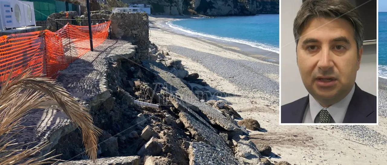 Lungomare di Tropea devastato dalle mareggiate, Lo Schiavo interroga Occhiuto: «Servono risorse e interventi risolutivi»
