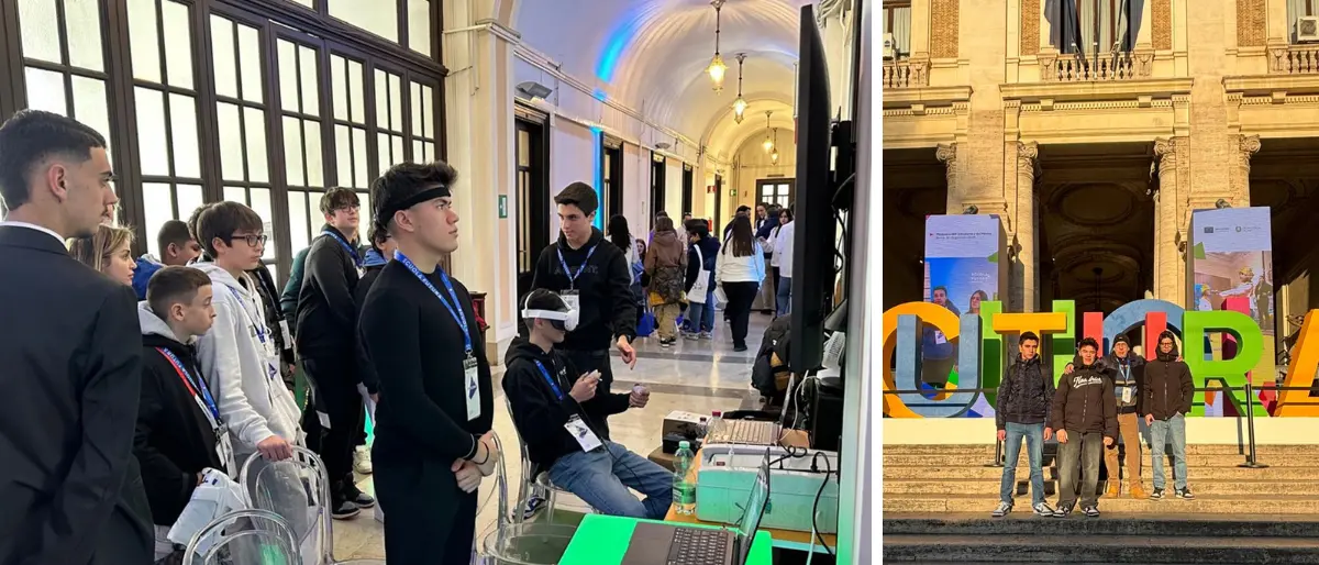 Un sensore per gestire la casa con il pensiero: l’Itg, Iti e Ite di Vibo vola a Roma e presenta al ministro il suo innovativo progetto