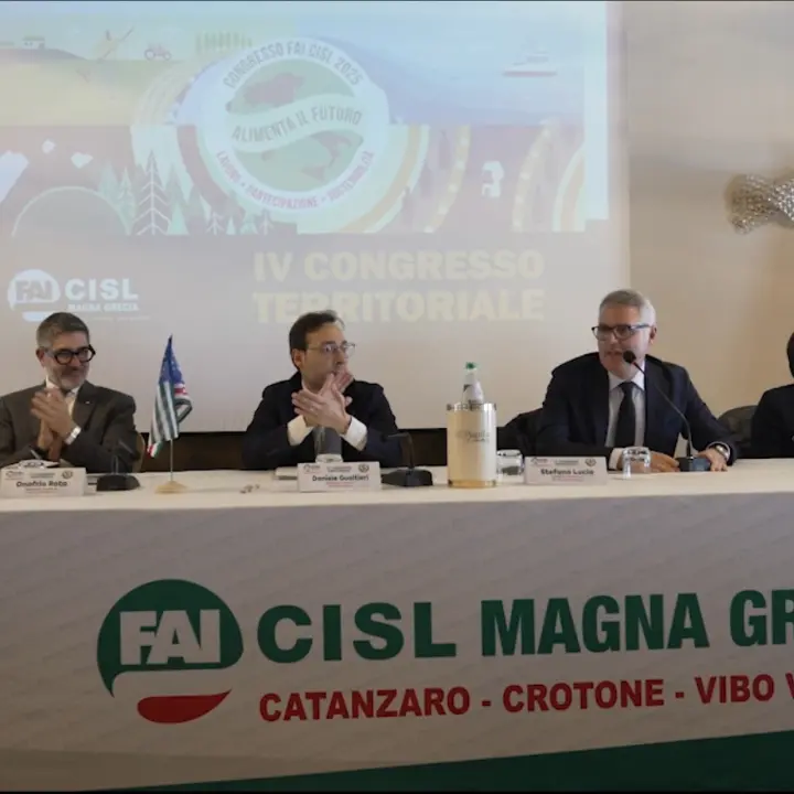 \"Alimenta il Futuro”, a Maierato il quarto Congresso Territoriale della Fai Cisl Magna Grecia: Stefano Lucia confermato segretario