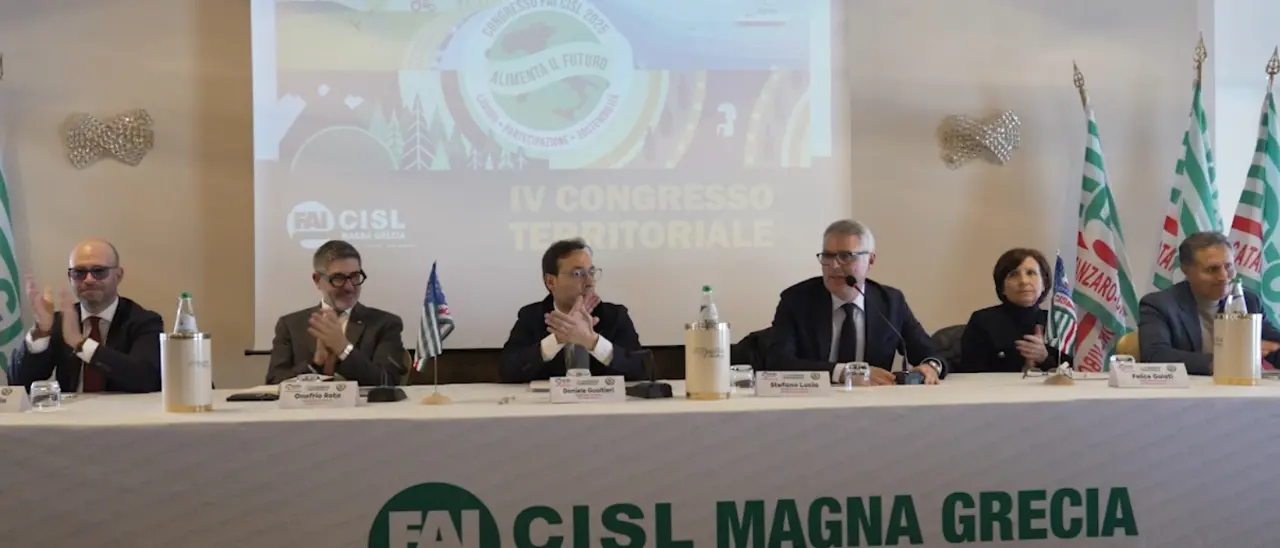 \"Alimenta il Futuro”, a Maierato il quarto Congresso Territoriale della Fai Cisl Magna Grecia: Stefano Lucia confermato segretario