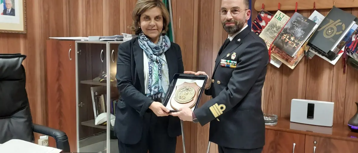 Il prefetto Anna Aurora Colosimo in visita istituzionale alla Capitaneria di porto di Vibo Valentia