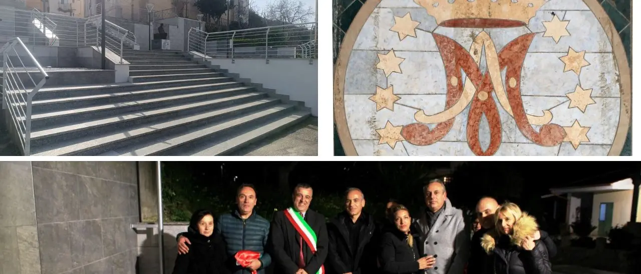 Zambrone, a Daffinà inaugurata dopo 40 anni la nuova scalinata della chiesa di San Nicodemo