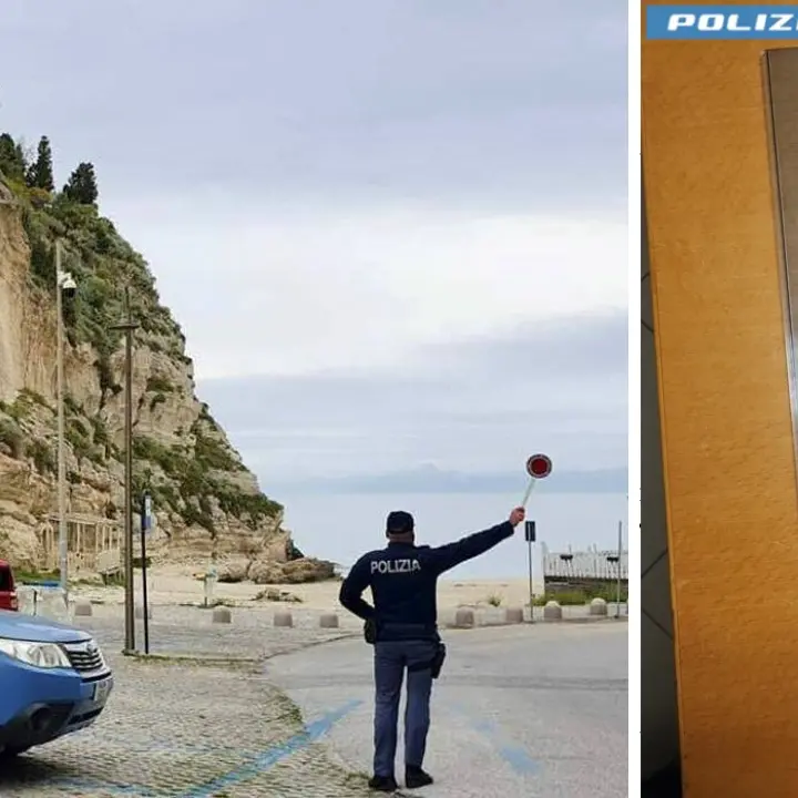 Tropea, fermato dalla polizia con una roncola di 41 centimetri nel cofano dell’auto: denunciato