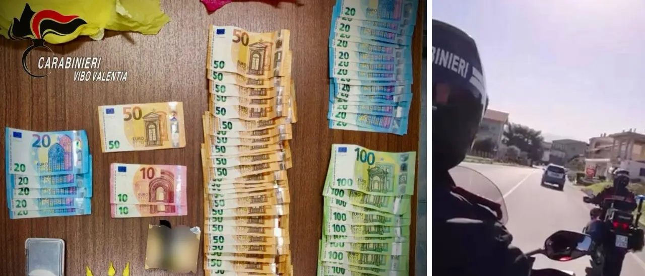 I carabinieri arrestano a Paravati un 38enne per spaccio e denunciano a Serra un 28enne che guidava sotto effetto di droghe