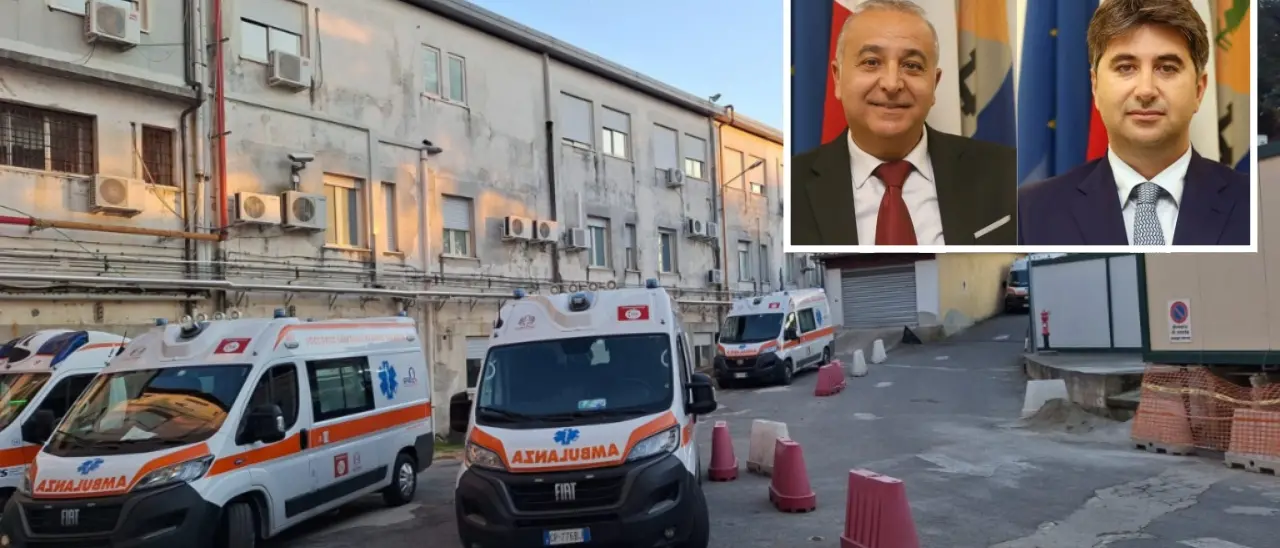 Ambulanze in coda e caos all’ospedale di Vibo, Mammoliti e Lo Schiavo: «Scenari non degni di un paese civile. Come sono stati usati i soldi?»