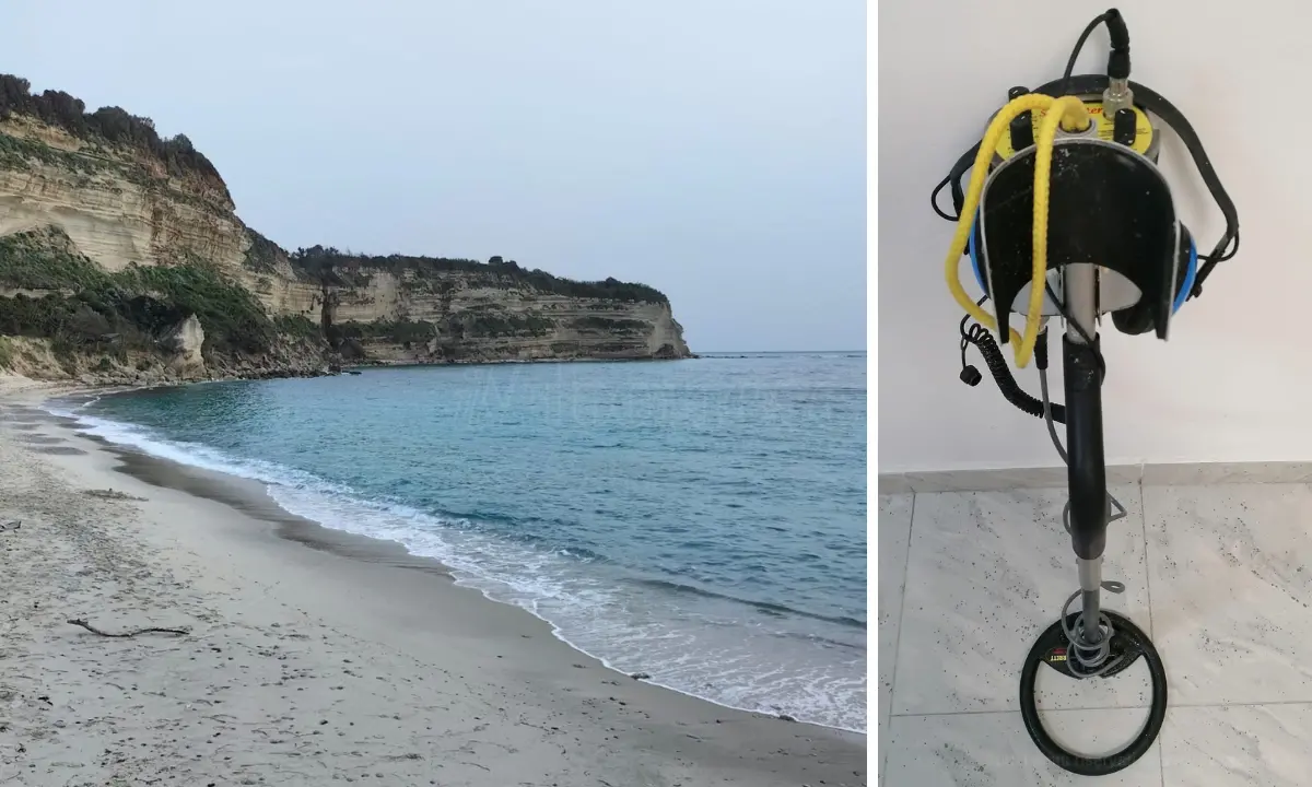 Ricadi, ricerca di beni archeologici con metal detector subacquei a Formicoli: due persone denunciate