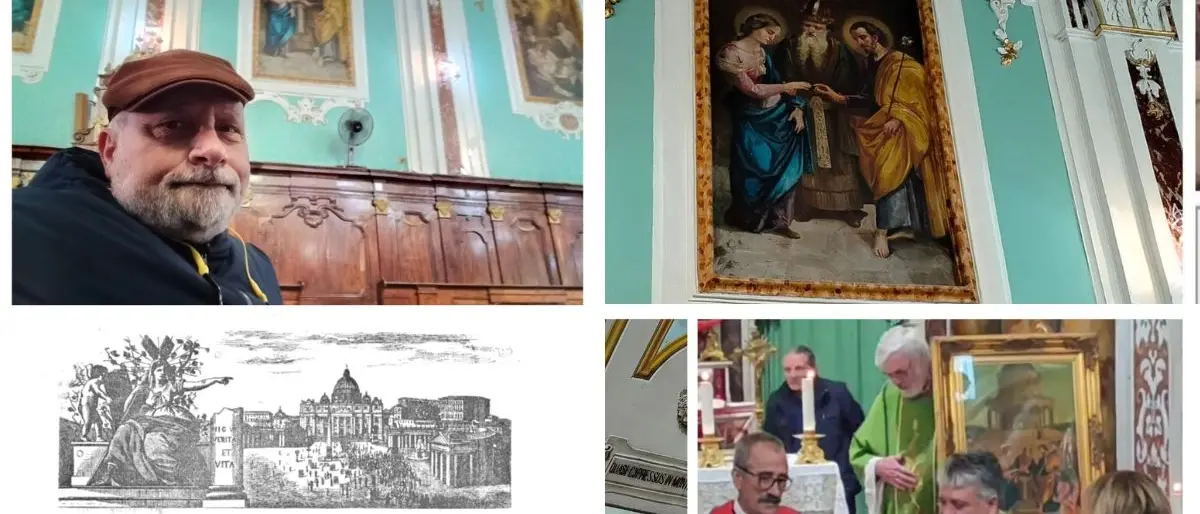Pizzo e il “caso” della tela ottocentesca dello Sposalizio di San Giuseppe, Montesanti: «Il quadro realizzato per una chiesa ma esposto in un’altra»