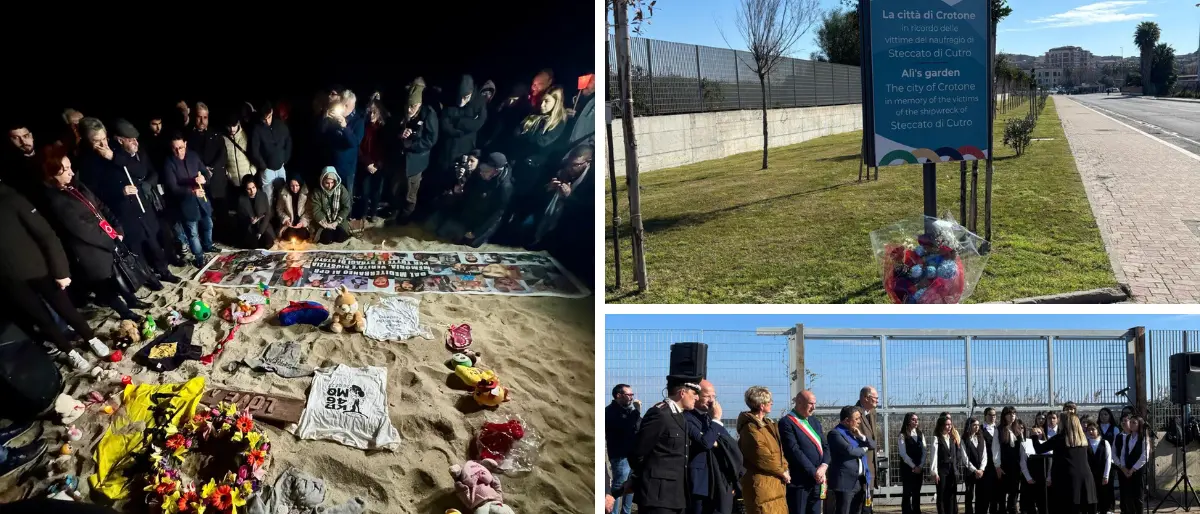 Due anni fa il naufragio di Cutro, Crotone omaggia le 94 vittime: «La città non dimentica»