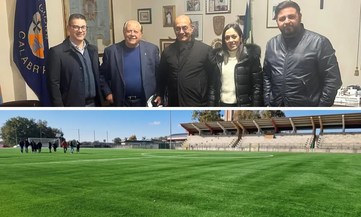 La Vibonese cambia casa e va ad allenarsi a Mileto: firmato l'accordo col Comune che concede lo stadio per tre mesi