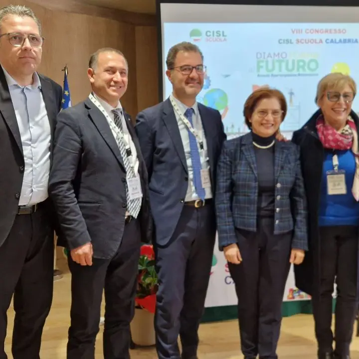 Cisl Scuola Calabria: Raffaele Vitale eletto segretario generale durante i lavori dell'ottavo Congresso regionale tenutosi a Vibo