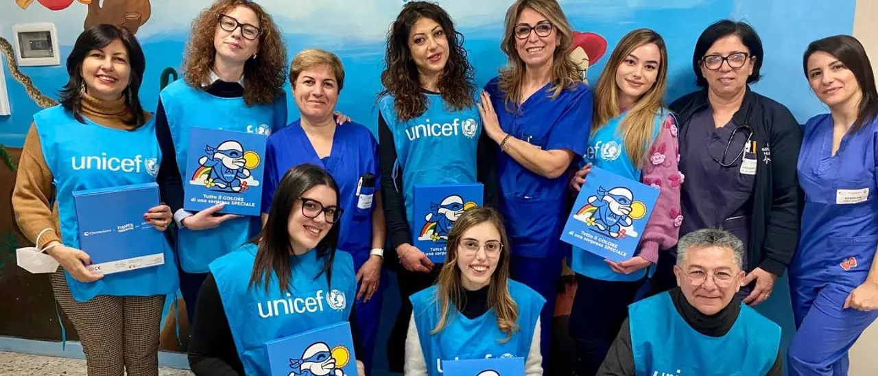 L'Unicef di Vibo torna all'ospedale Jazzolino per portare sorrisi e doni ai pazienti del reparto di Pediatria