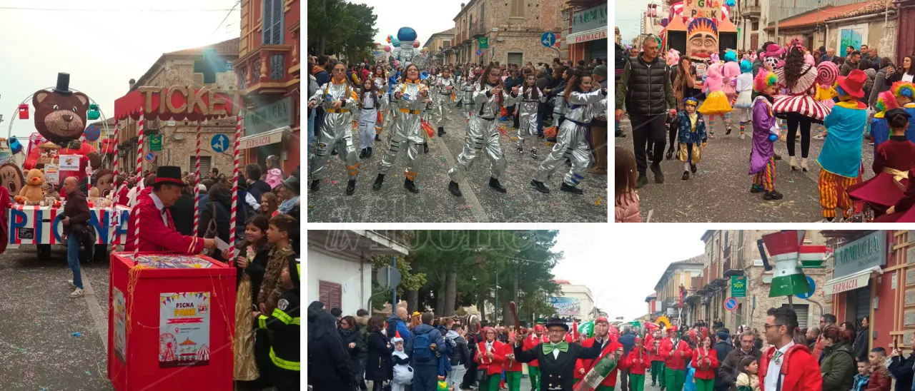 Mileto, boom di presenze ed esplosione di musica e colori per l’edizione 2025 del Carnevale - FOTO