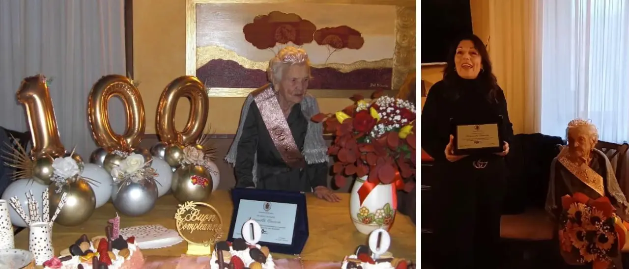 Briatico in festa per i 100 anni di nonna Nilla, il vicesindaco Centro: «Donna forte e saggia, è un esempio»