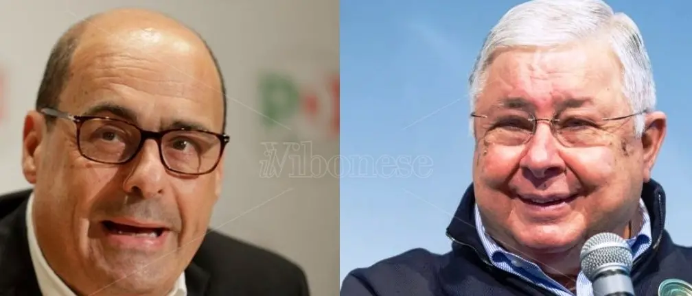 Regionali, Zingaretti a Maierato in visita allo stabilimento Callipo