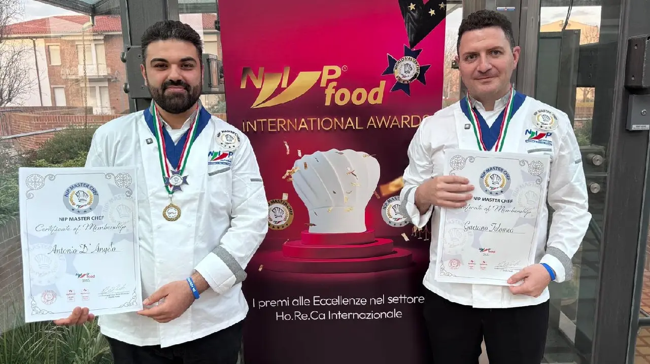 Pizza, cucina e territorio: i vibonesi Antonio D'Angelo e Gaetano Tolomeo trionfano alla gara internazionale Nip food award