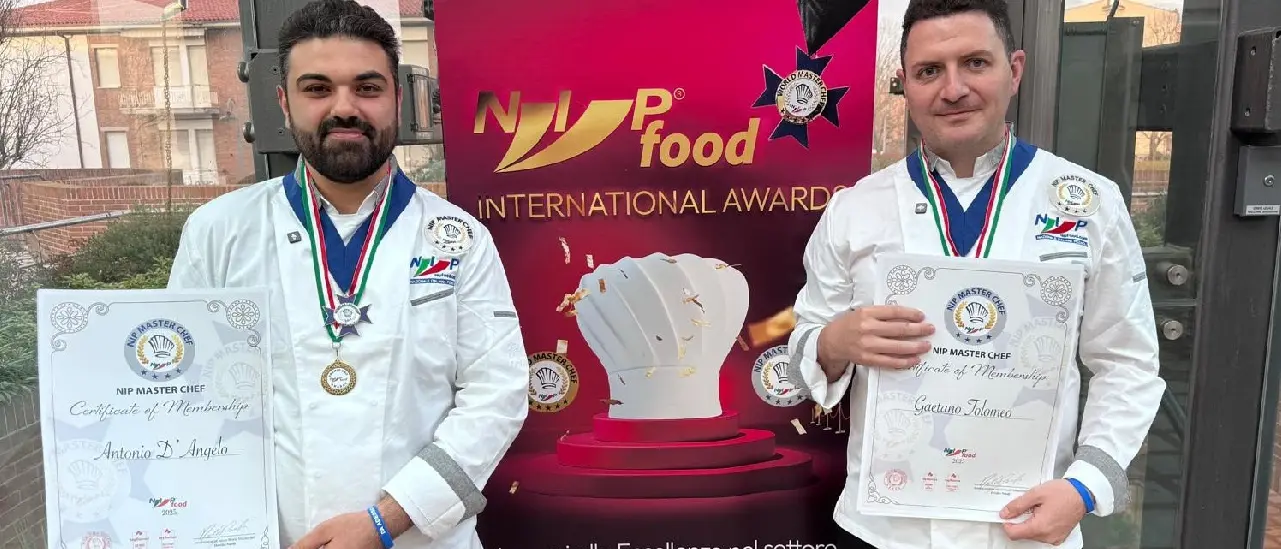Pizza, cucina e territorio: i vibonesi Antonio D'Angelo e Gaetano Tolomeo trionfano alla gara internazionale Nip food award
