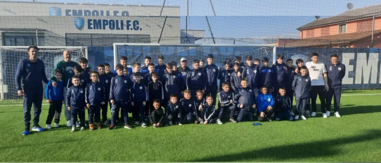 Mileto, i giocatori in erba dell’Academy ospiti in Toscana dell’Empoli calcio