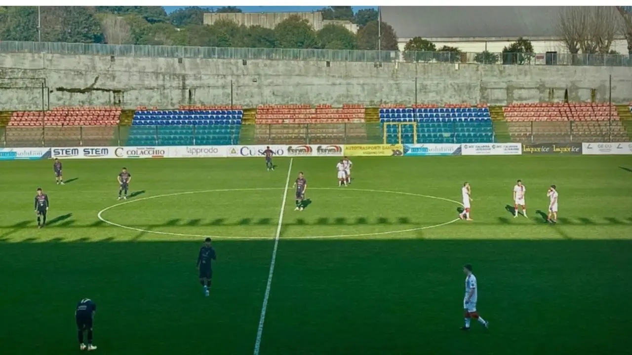 Finisce in parità l'amichevole tra Vibonese e San Nicola Chiaravalle: 1-1 allo stadio Luigi Razza