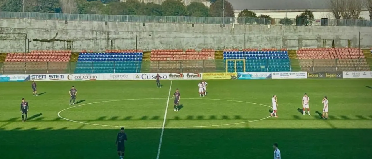 Finisce in parità l'amichevole tra Vibonese e San Nicola Chiaravalle: 1-1 allo stadio Luigi Razza