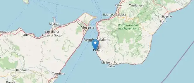 Terremoto con epicentro nelle acque dello Stretto di Messina, scossa di magnitudo 3.4: attimi di paura a Reggio Calabria