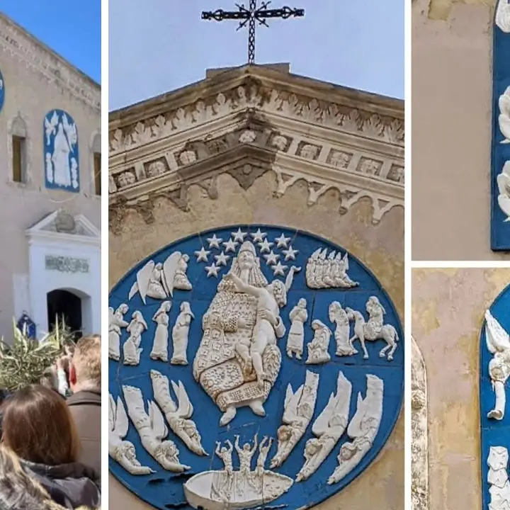 Pizzo, salve le ceramiche del maestro Curatolo: dopo il restauro saranno ricollocate sulla facciata della chiesa