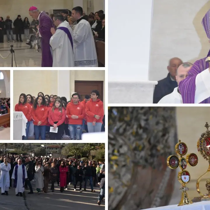 L'evocativo incontro tra Natuzza e “l’influencer di Dio”: la reliquia di Carlo Acutis arriva a Paravati- FOTO